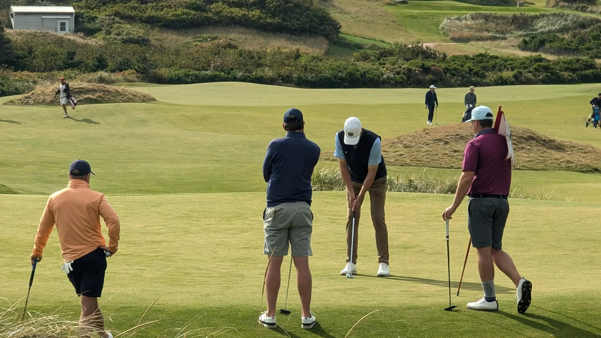 Golfers on the course
